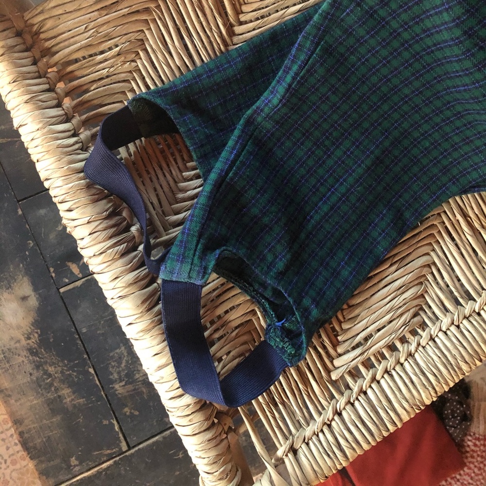 Vintage 90s plaid pants high waisted